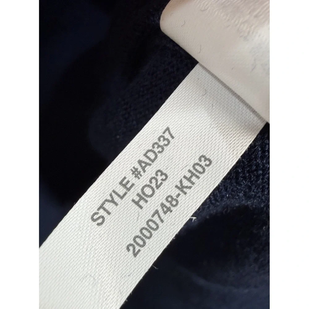 J CREW Sweater 100% Merino Wool Men's Sz XXL Navy Blue V-neck Classic Preppy